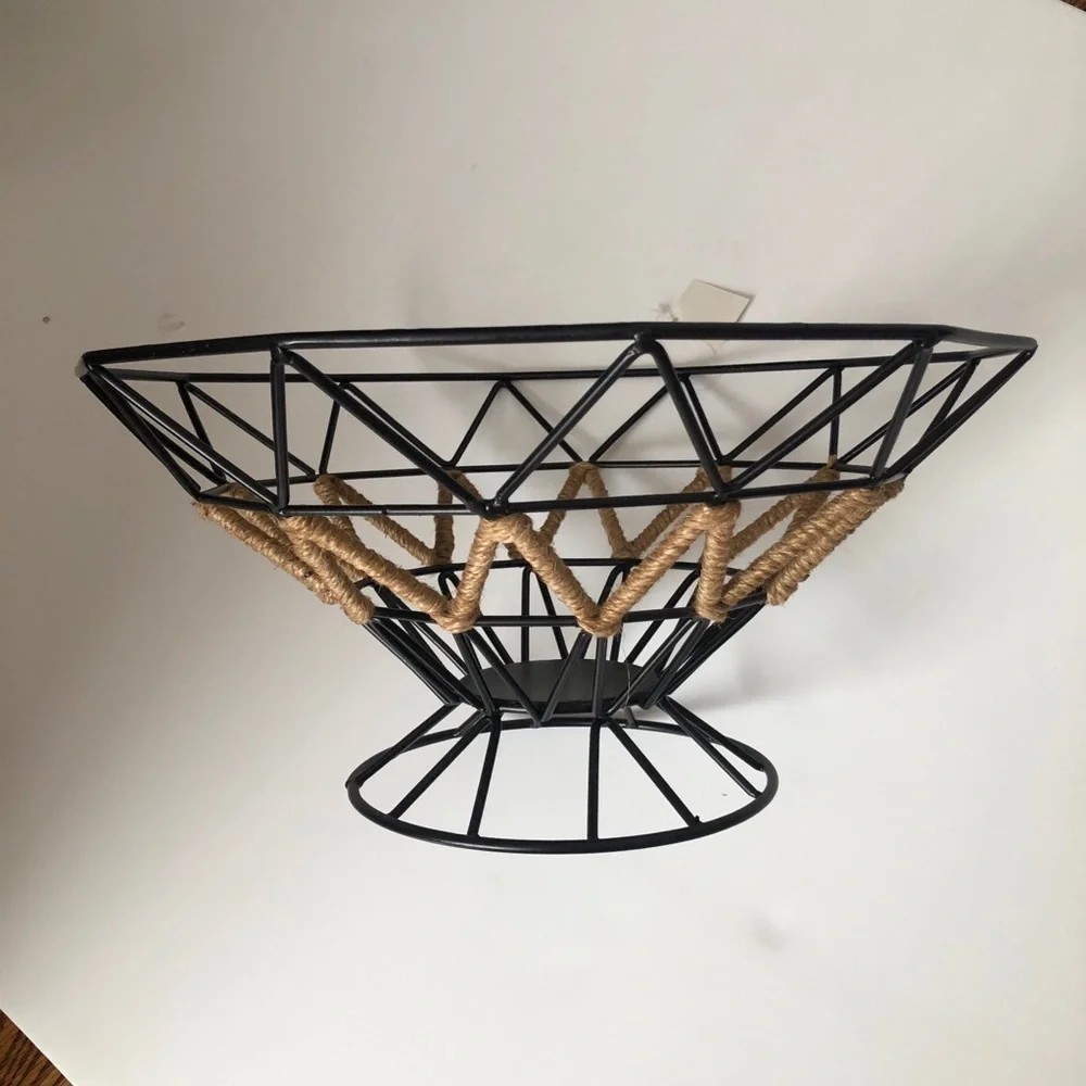 Wire basket home decor